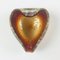 Heart-Shaped Murano Glass Bowls or Ashtrays from Barovier & Toso, Italy, 1950s, Set of 2, Image 9