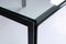 Small Black Square Coffee Table attributed to Metaform, 1980s 9