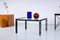 Small Black Square Coffee Table attributed to Metaform, 1980s, Image 3