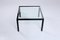 Small Black Square Coffee Table attributed to Metaform, 1980s 10