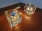 Lampes Cube en Verre de Peill & Putzler, 1970s, Set de 2 7