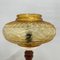 Mid-Century Glass & Wood Table Lamp, Czechoslovakia, 1970s 4