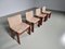 Canvas Monk Chairs by Tobia & Afra Scarpa for Molteni, 1970s, Set of 4 3