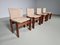 Canvas Monk Chairs by Tobia & Afra Scarpa for Molteni, 1970s, Set of 4 4