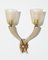 Lámpara de pared de cristal de Murano, años 40, Imagen 1