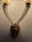 Murano Glas Wandlampe, 1940er 4