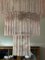 Large Pink Murano Glass Chandelier 6