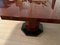 Red Lacquered Dining Table with Gold Dust Details, 1970s, Image 9