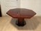 Red Lacquered Dining Table with Gold Dust Details, 1970s, Image 3