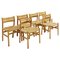 BM 1 Dining Chairs attributed to Borge Mogensen for CM Madesens Fabriker, 1960s, Set of 6, Image 1