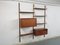 Teak Wood Wall Unit attributed to Poul Cadovius, Denmark, 1950s, Set of 2 4