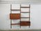 Teak Wood Wall Unit attributed to Poul Cadovius, Denmark, 1950s, Set of 2 1