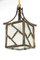 Faux Bamboo Brass Lantern Hanging Light 8