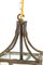 Faux Bamboo Brass Lantern Hanging Light 7