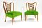 Mid-Century Modern Green Fireside Armchairs Attributed to Osvaldo Borsani, 1950s, Set of 2 7