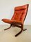 Vintage Norwegian Leather Siesta Chair and Ottoman by Ingmar Relling, 1970, Set of 2 5