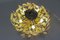 Polychrome Painted Metal Flower Five-Light Ceiling Light, 1970s 17