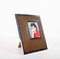 Mid-Century Italian Burl Wood and Chromed Picture Frame from Antonio Botta, 1970s, Image 2
