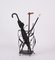 Brutalist Italian Hand Wrought-Iron Umbrella Stand from Salvino Marsura, 1960s, Image 19