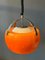 Vintage Orange Tronconi Pendant Lamp, 1970s 8