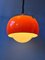Vintage Orange Tronconi Pendant Lamp, 1970s 4