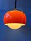 Vintage Orange Tronconi Pendant Lamp, 1970s 7