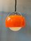 Vintage Orange Tronconi Pendant Lamp, 1970s 6