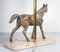 Lampada da tavolo Art Déco in bronzo a forma di cavallo, Immagine 6