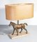Art Deco Tischlampe aus Bronze mit Pferd 1