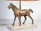 Art Deco Tischlampe aus Bronze mit Pferd 3