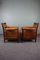 Art Deco Sheep Leather Lounge Chairs, Set of 2, Image 2