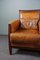 Art Deco Sheep Leather Lounge Chairs, Set of 2 5