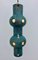 Blue Ceramic Ceiling Lamps, Germany, 1970s, Set of 3 6
