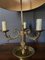 Empire Style Bouillotte Lamp with Sheet Metal Lampshade and Bronze Base, Mid 20th Century 7