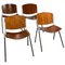 Chaises de Salle à Manger Industrielles, 1960s, Set de 4 1