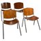 Industrial Dining Chairs, 1960s, Set of 4, Image 1