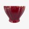 Handgefertigte Vintage Vintage Lampe aus roter Keramik, 1960er 5