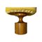Teak Table Lamp with Yellow Lampshade, Sweden, 1960s 6