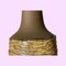 Dänische Tischlampe aus brauner Keramik, 1960er 5