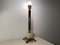 Lampe de Bureau Mid-Century Moderne en Laiton et Marbre Vert 2