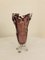 Große handgefertigte spitze Vase aus Muranoglas, 1960er 1