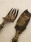 Antique French Art Deco Serving Cutlery, 1920s, Set of 2 2