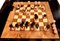 Mesa de juegos, tablero de ajedrez y sillas de Paul Michel, años 70. Juego de 3, Imagen 7