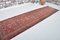 Turkish Red Muted Hallway Runner Rug, Image 5