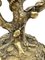 Figurine Perroquet en Porcelaine sur une Branche en Bronze Doré, 1970s 6
