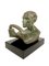 At Vollgas, Kühlerfigur von Max Le Verrier, Spelter & amp; Marmor, Skulptur im Art Deco-Stil 2