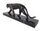 Black Panther Ouganda, by Max Le Verrier, Spelter & Marble, Sculpture in Art Deco Style 6