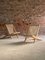 Carpentry Rope Lounge Chairs by Poul Kjaerholm & Jordan Hoj, 1970s, Set of 2 5