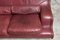 Vintage Sofa in Burgundy Leather from De Sede, 1984 12