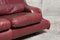 Vintage Sofa in Burgundy Leather from De Sede, 1984 6